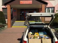 Zebrane dary w samochodzie