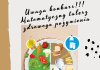 Matematyczny talerz zdrowego pożywienia