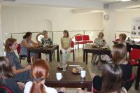 Uczestnicy akcji9 Narodowe Czytanie w bibliotece