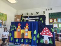 Występ teatrzyku kukiełkowego Pinokio