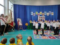 Ślubowanie klasy pierwszej na sztandar