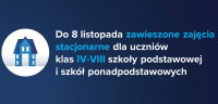 Zawieszenie zajeć stacjonarnych kl. IV-VIII